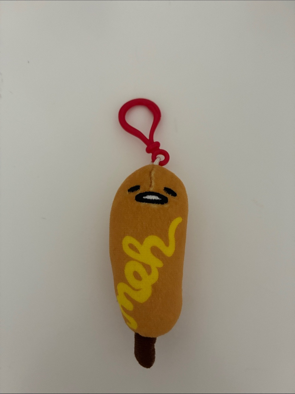 Sanrio Gudetama Rare Blind Box Plush Corn Dog Keychain